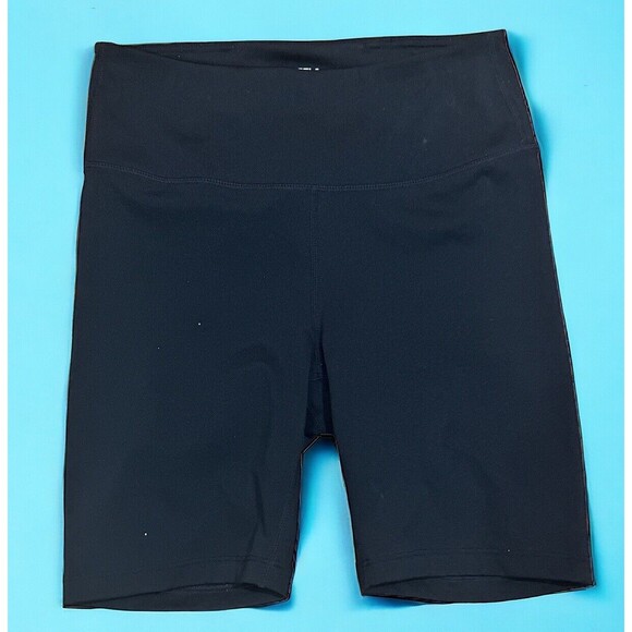 TSLA Womens Black Volleyball Spandex Yoga Running Workout Bike Shorts Medium EUC - Picture 1 of 4